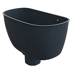 Anthracite Grey - Hopper - uPVC Anthracite Grey - Hopper - uPVC