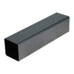 Flopast Cast Iron Effect 2.5m Black 65mm Square Downpipe