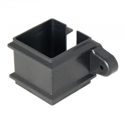 Cast Iron Effect 65mm Square Downpipe Clips with Lugs