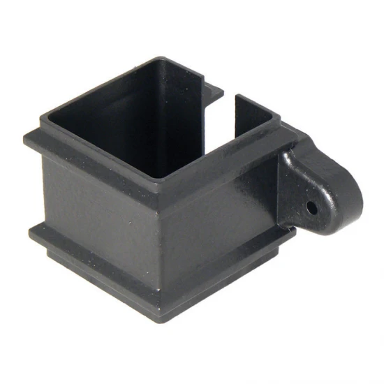 Cast Iron Effect 65mm Square Downpipe Clips with Lugs