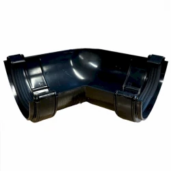 Black 120 Degree Half Round Gutter Angle Black 120 Degree Half Round Gutter Angle