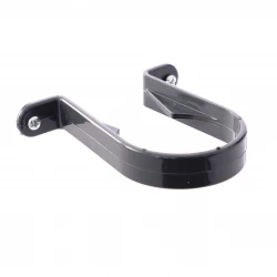 Anthracite (RAL 7016) Round Down Pipe Fixing Bracket Clip