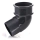 Anthracite 7016 Round Down Pipe 112 Degree Bend