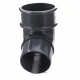Anthracite 7016 Round Down Pipe 112 Degree Bend