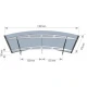 Arch 1900 x 910 Clear Curved Door Canopy Arch 1900 x 910 Clear Curved Door Canopy