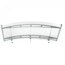 Arch 1900 x 910 Clear Curved Door Canopy