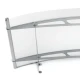 Arch 1900 x 910 Clear Curved Door Canopy Arch 1900 x 910 Clear Curved Door Canopy