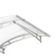 Arch 1900 x 910 Clear Curved Door Canopy Arch 1900 x 910 Clear Curved Door Canopy