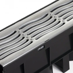 Drainage Channel Floplast & Galv. Grate 101cm x 115mm