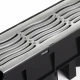 Drainage Channel Floplast & Galv. Grate 101cm x 115mm