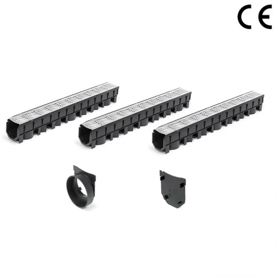 FloDrain Garage Channel drainage Pack Galvanised 125mm x 1040mm