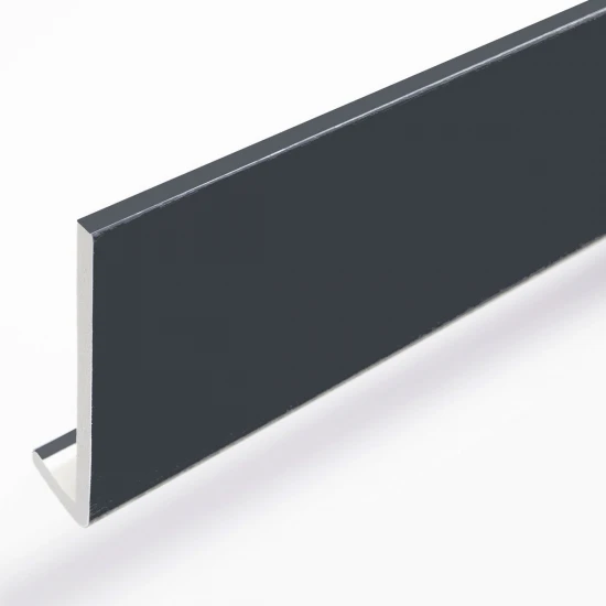 Anthracite Plain Grey Smooth 10mm x 200mm Board (5m)