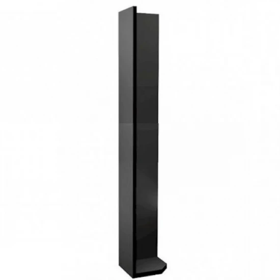 Square Corner Plain Black 300mm | Professional Corner Finishing