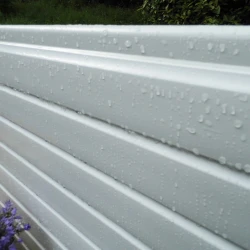 Plastic PVCu 12inch 300mm White Fence Panels