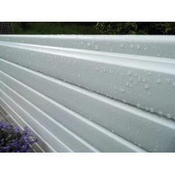 Plastic PVCu 12inch 300mm White Fence Panels