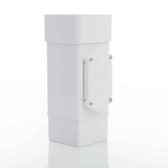 White Square Down Pipe Access Pipe (RXS1W) 