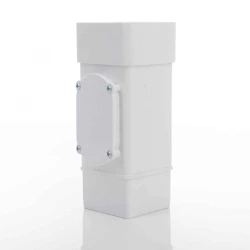 White Square Down Pipe Access Pipe (RXS1W) 