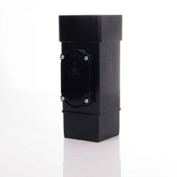 65mm Black Square Downpipe Access pipe RXS1B