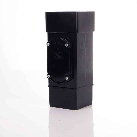 65mm Black Square Downpipe Access pipe RXS1B 65mm Black Square Downpipe Access pipe RXS1B