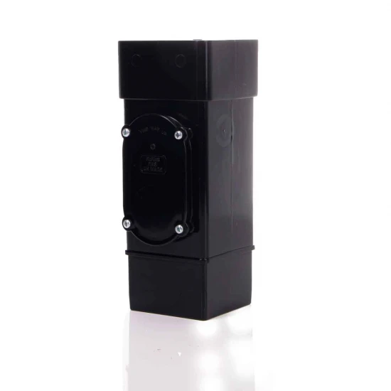 65mm Black Square Downpipe Access pipe RXS1B 65mm Black Square Downpipe Access pipe RXS1B