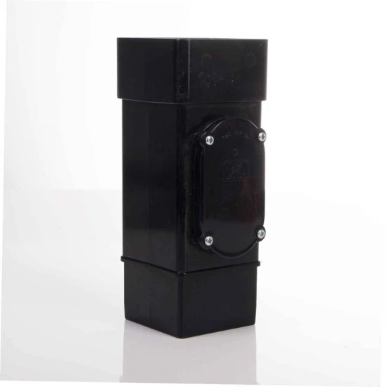 65mm Black Square Downpipe Access pipe RXS1B 65mm Black Square Downpipe Access pipe RXS1B