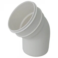 White 135º Offset Bend - Bottom