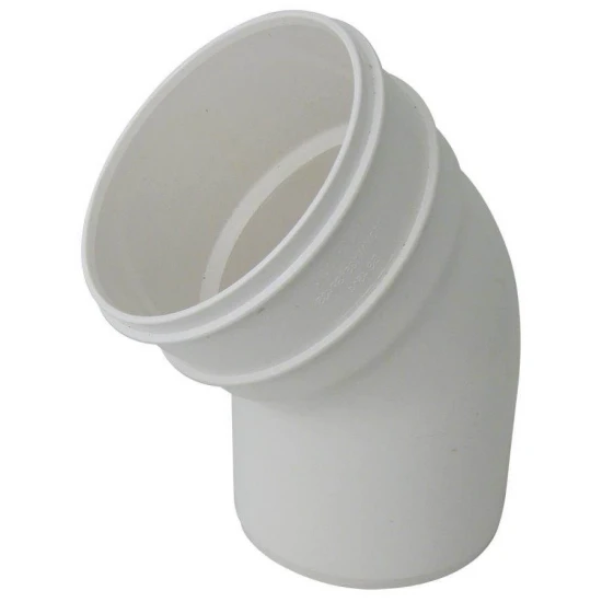 White 135º Offset Bend - Bottom