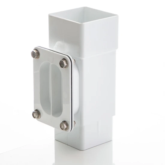 Square Pipe Access White