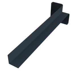 Black Ash 500mm Internal Corner