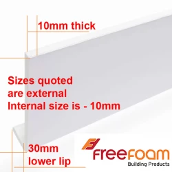 Freefoam 225mm x 10mm x 5m White