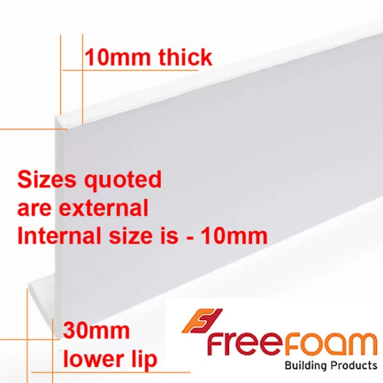 Freefoam 125mm 10mm x 5m White Freefoam 125mm 10mm x 5m White