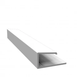 White Universal Edge Trim - 3 Metre