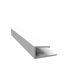 White Universal Edge Trim - 3 Metre