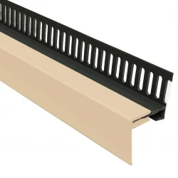 Cappuccino 25mm 2-Part Multi Vent Starter / Cover Trim - 3 Metre