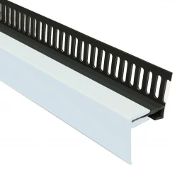 Pale Blue 25mm 2-Part Multi Vent Starter / Cover Trim - 3 Metre
