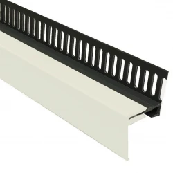 Pale Gold 25mm 2-Part Multi Vent Starter / Cover Trim - 3 Metre