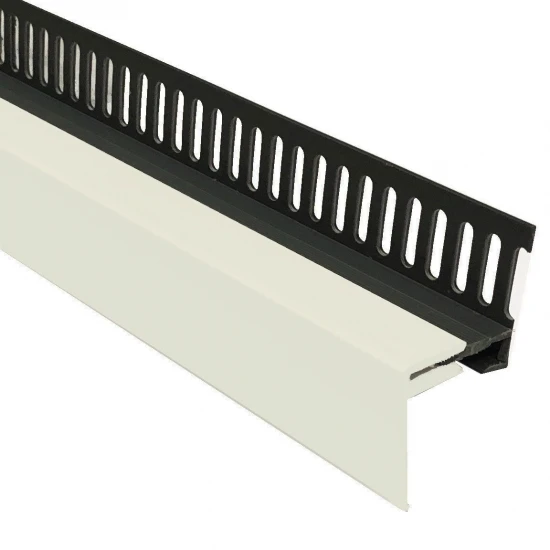 Pale Gold 25mm 2-Part Multi Vent Starter / Cover Trim - 3 Metre Pale Gold 25mm 2-Part Multi Vent Starter / Cover Trim - 3 Metre