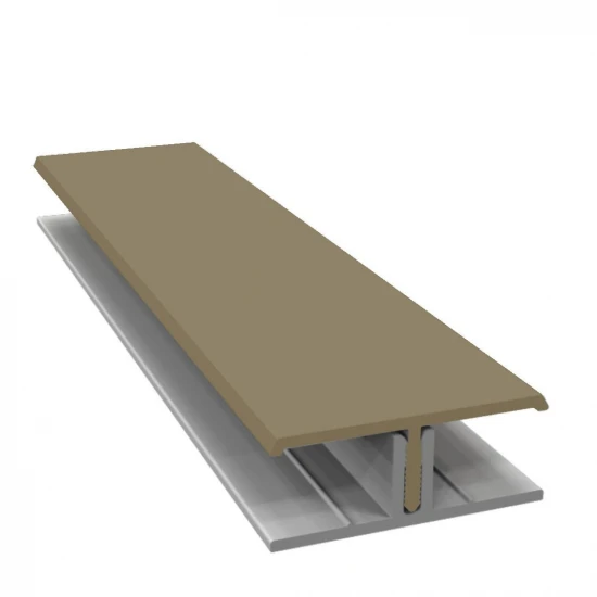 Argyl Brown 2-Part 'H' Trim - 3 Metre