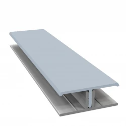 Pale Blue 2-Part 'H' Trim - 3 Metre