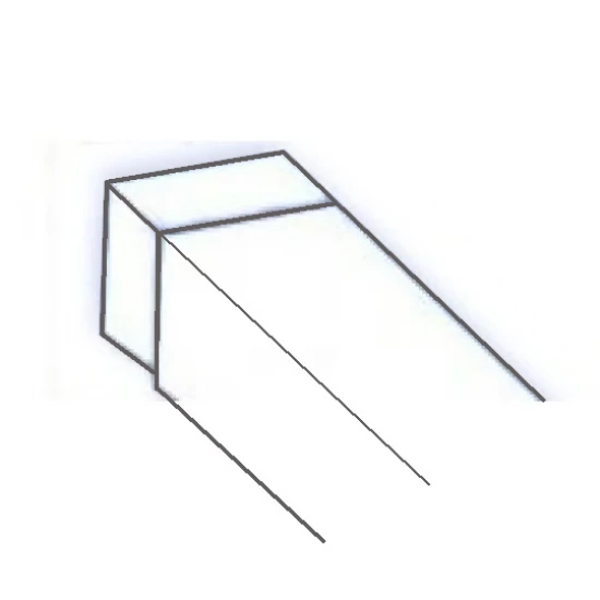 Soffit 10mm x 5m Hollow Soffit external Corner Soffit 10mm x 5m Hollow Soffit external Corner