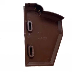 Brown Synseal Variable Wall Plate End Cap Right Hand XWPEC1R