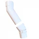 White Synseal Variable Downpipe Bend