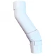 White Synseal Variable Downpipe Bend