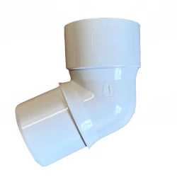 White Synseal 112.5 Degree Downpipe Bend