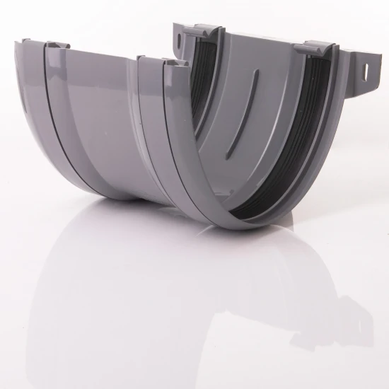 200mm Gutter Union Grey