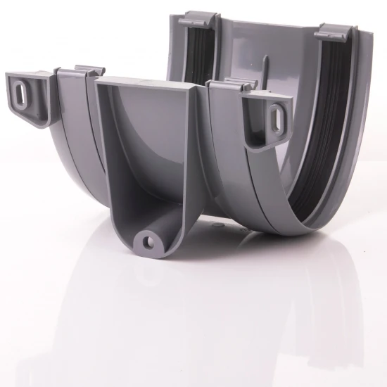 200mm Gutter Union Grey