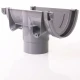 Grey 200mm Running Outlet
