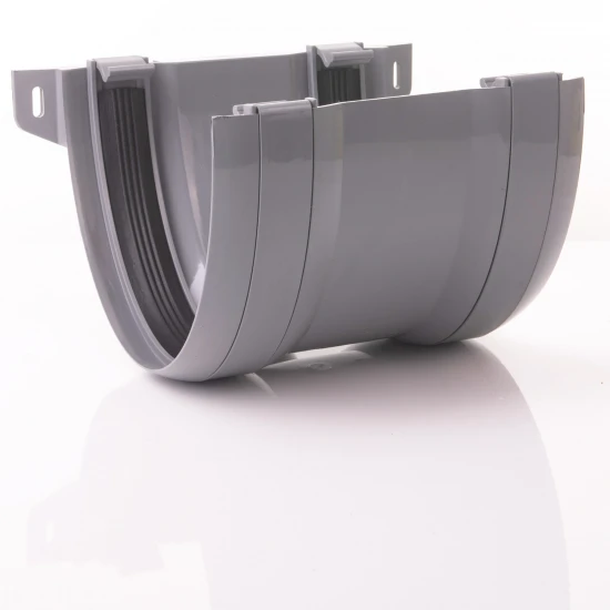 200mm Gutter Union Grey