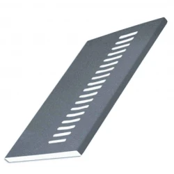 300mm Vented Soffit Flat Board Slate Grey