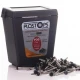 Black 30mm Plastic Head Top Pins - 200 Pieces